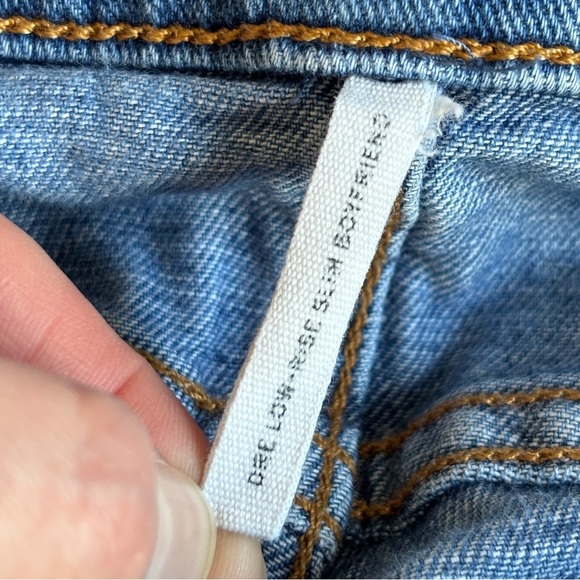 Rag & Bone Dre Low-Rise Slim Boyfriend Jean Mission with Holes Color Size 24 - Picture 6 of 12